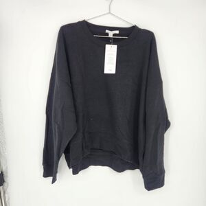 Threads 4 Thought Men's XXL Black Long Sleeve Crewneck Sweater NWT